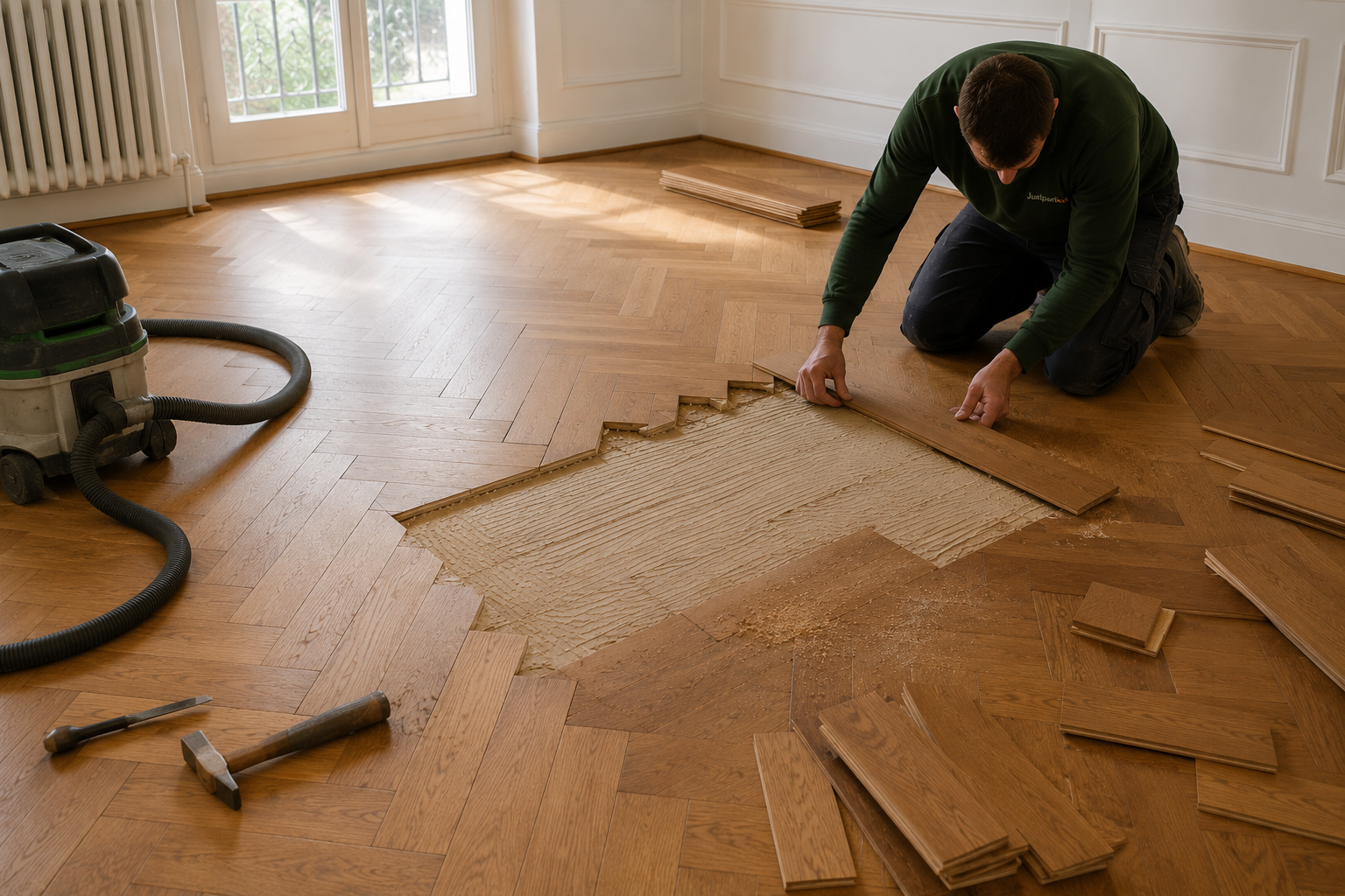 Reparación y mantenimiento de parquet